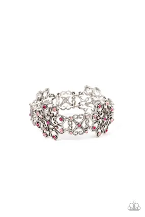 Paparazzi Regal Recognition - Pink Bracelet