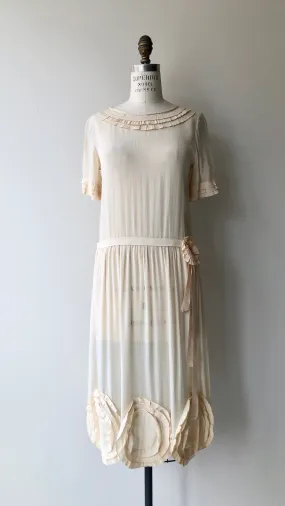 Paper Fondant Silk Dress | 1920s