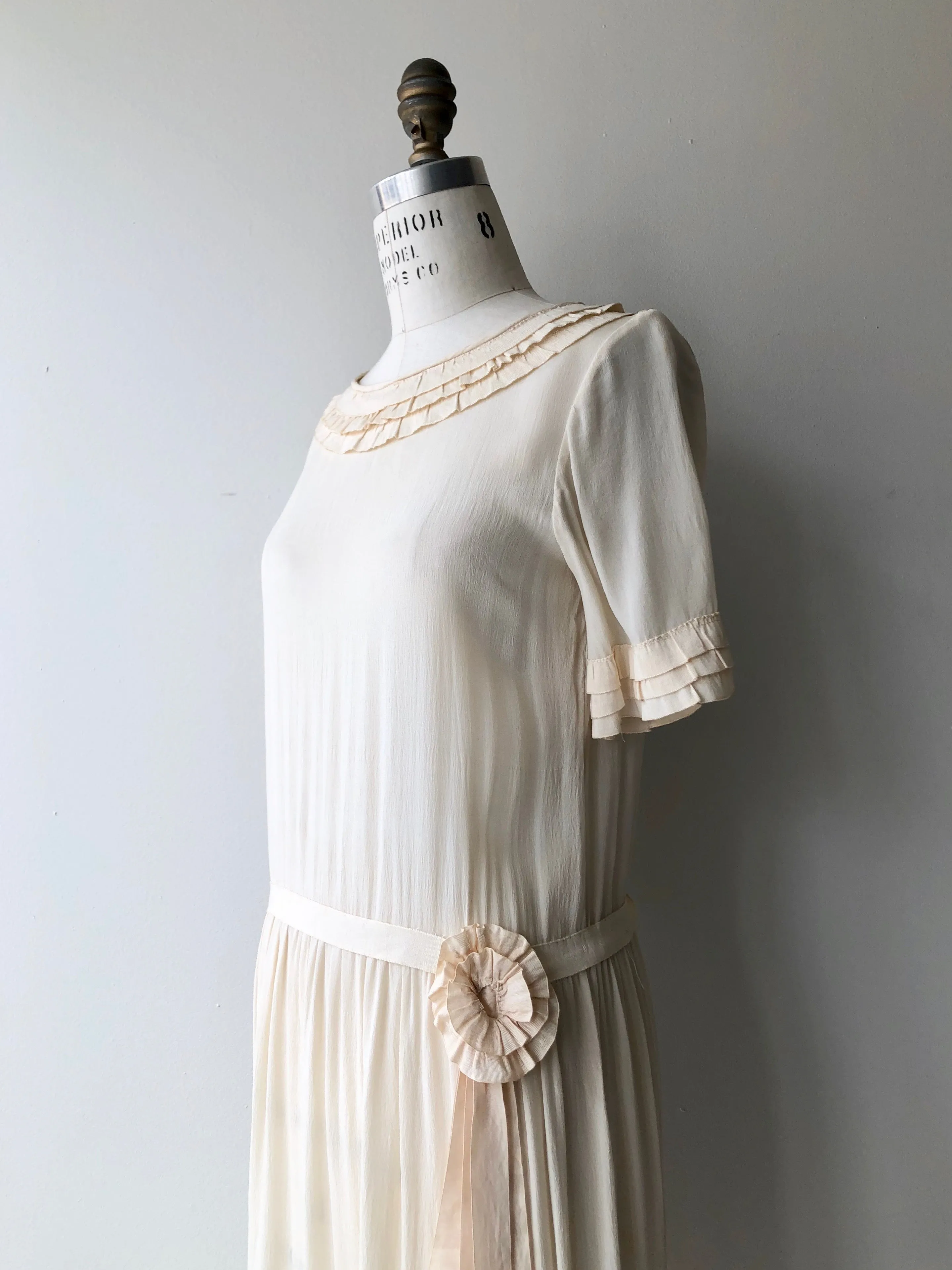 Paper Fondant Silk Dress | 1920s