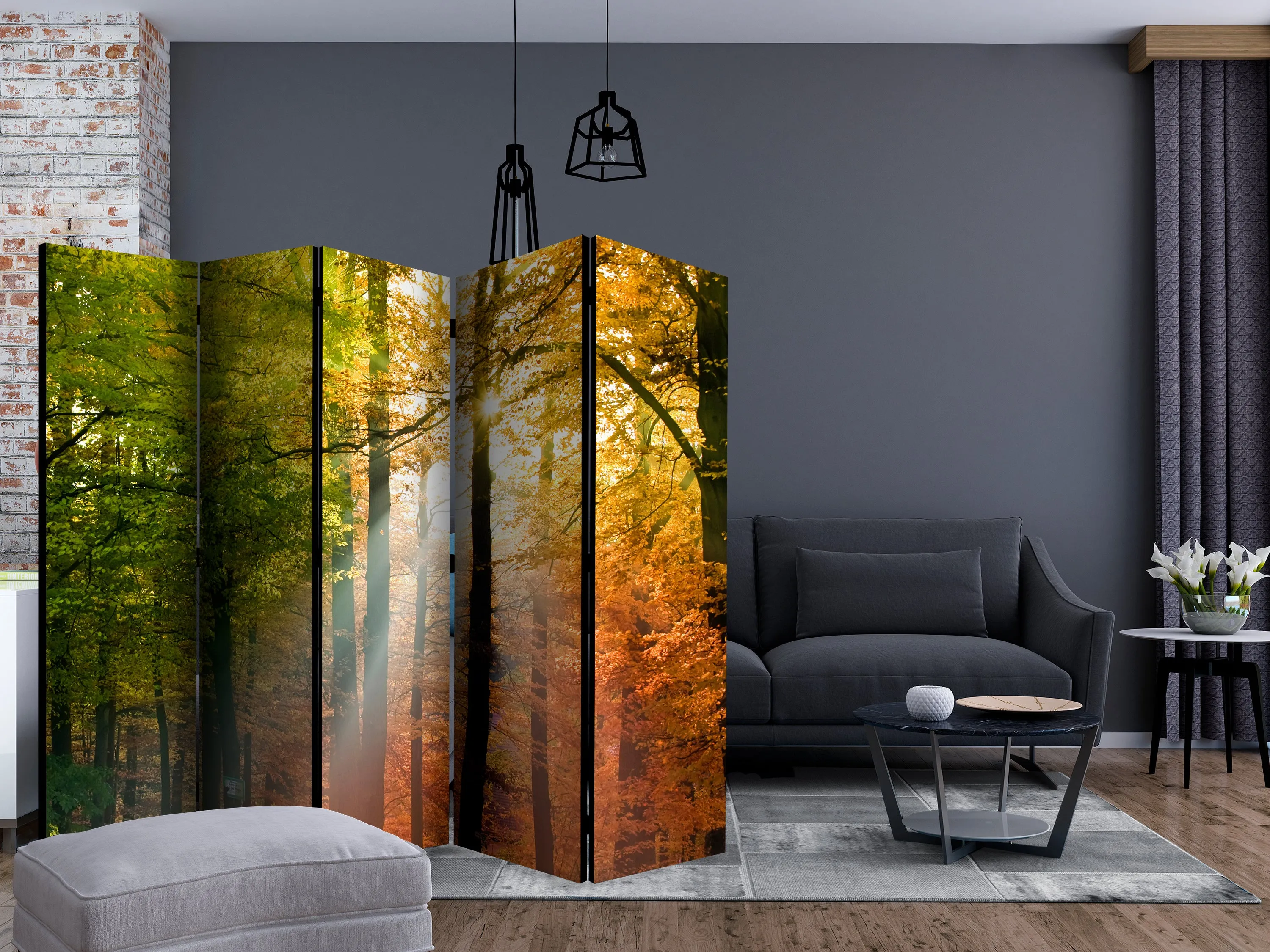 Paravento Forest Colours II [Room Dividers]