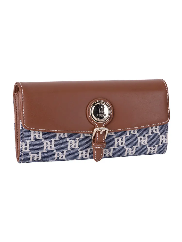 Polo Premier  Clutch Purse  Blue