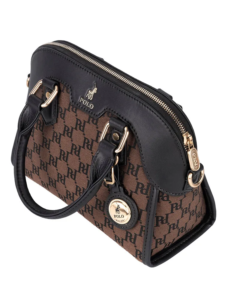 Polo Premier  Small Shopper Crossbody  Brown