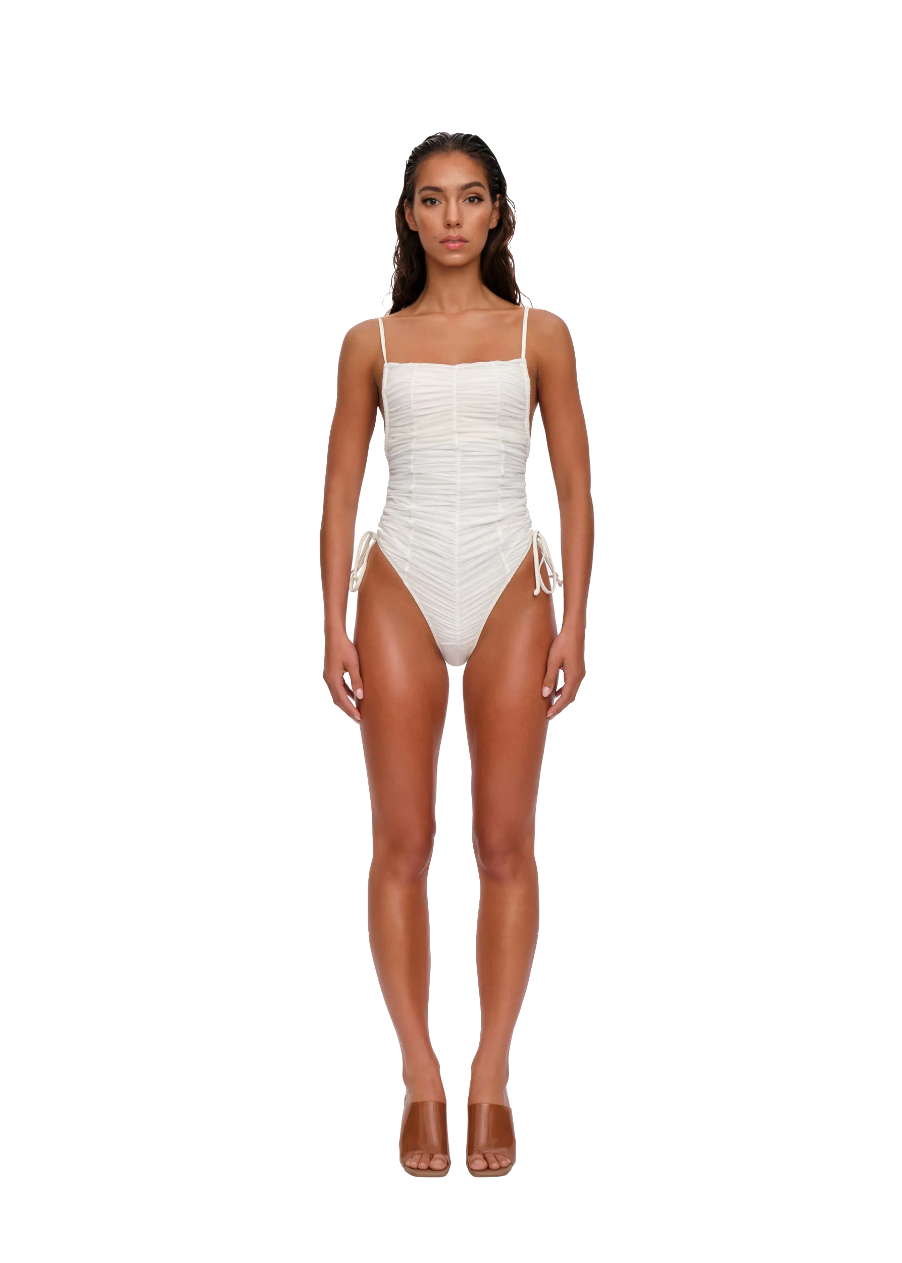 RECO ONE PIECE SWIMSUIT - LIMESTONE