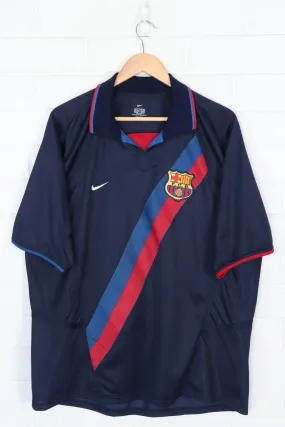 REPLICA NIKE F.C Barcelona Saviola 2002-2004 Soccer Jersey (XL)