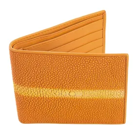 Row Orange Stingray Skin Wallet