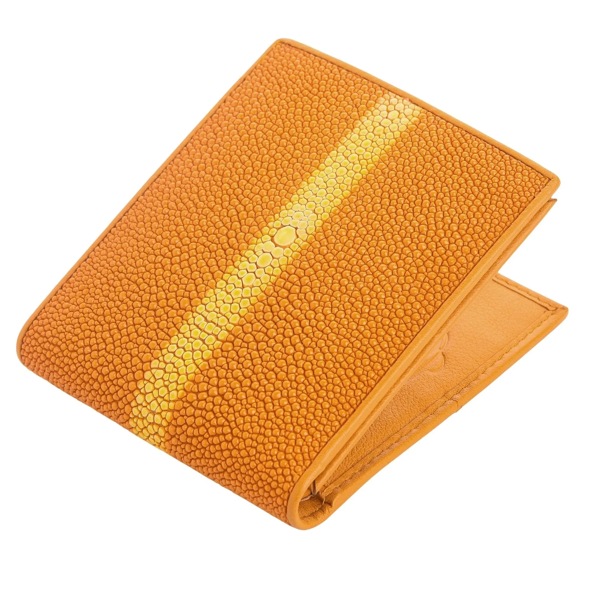 Row Orange Stingray Skin Wallet