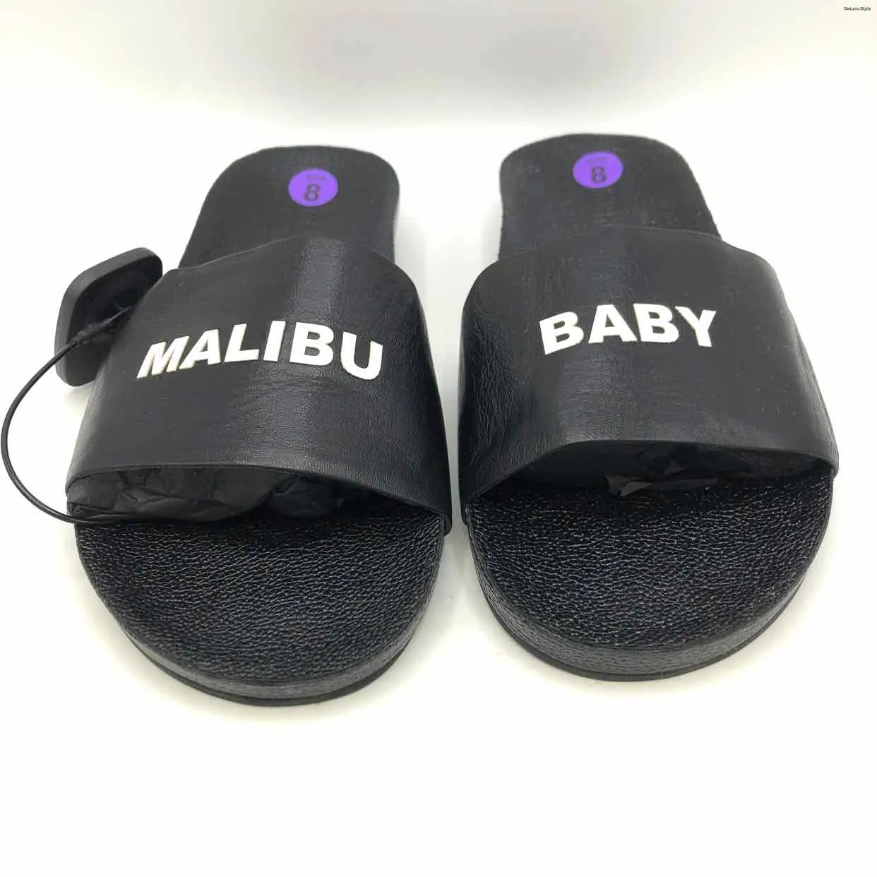 SCHUTZ Black Slides Shoe Size 8 Shoes