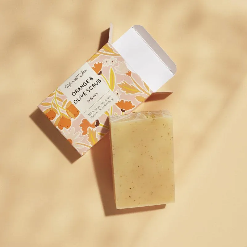 Scrub Soap - Orange & Olive