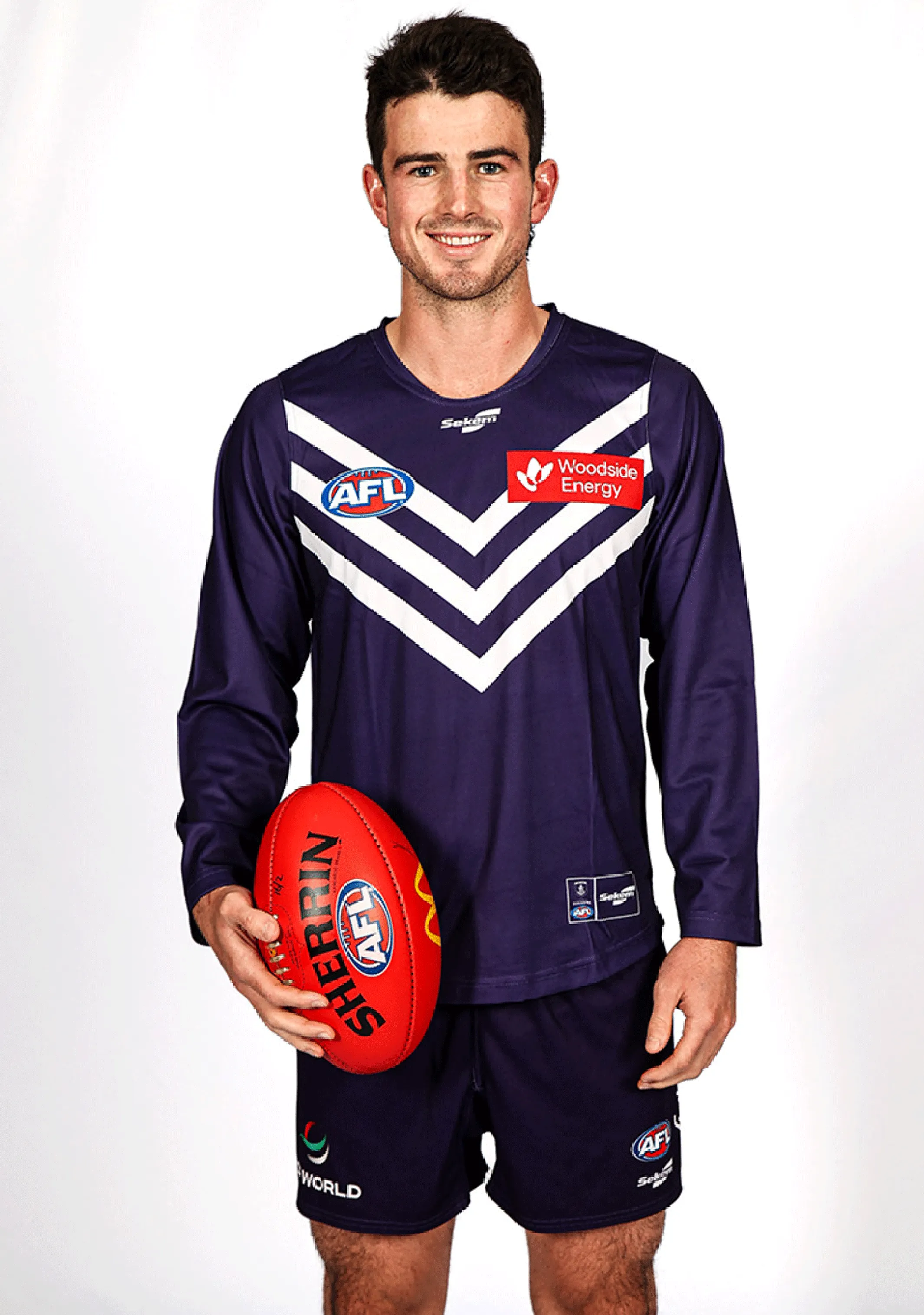 Sekem Fremantle Dockers 2023 Adults Home Replica Jumper LS  93F001M04