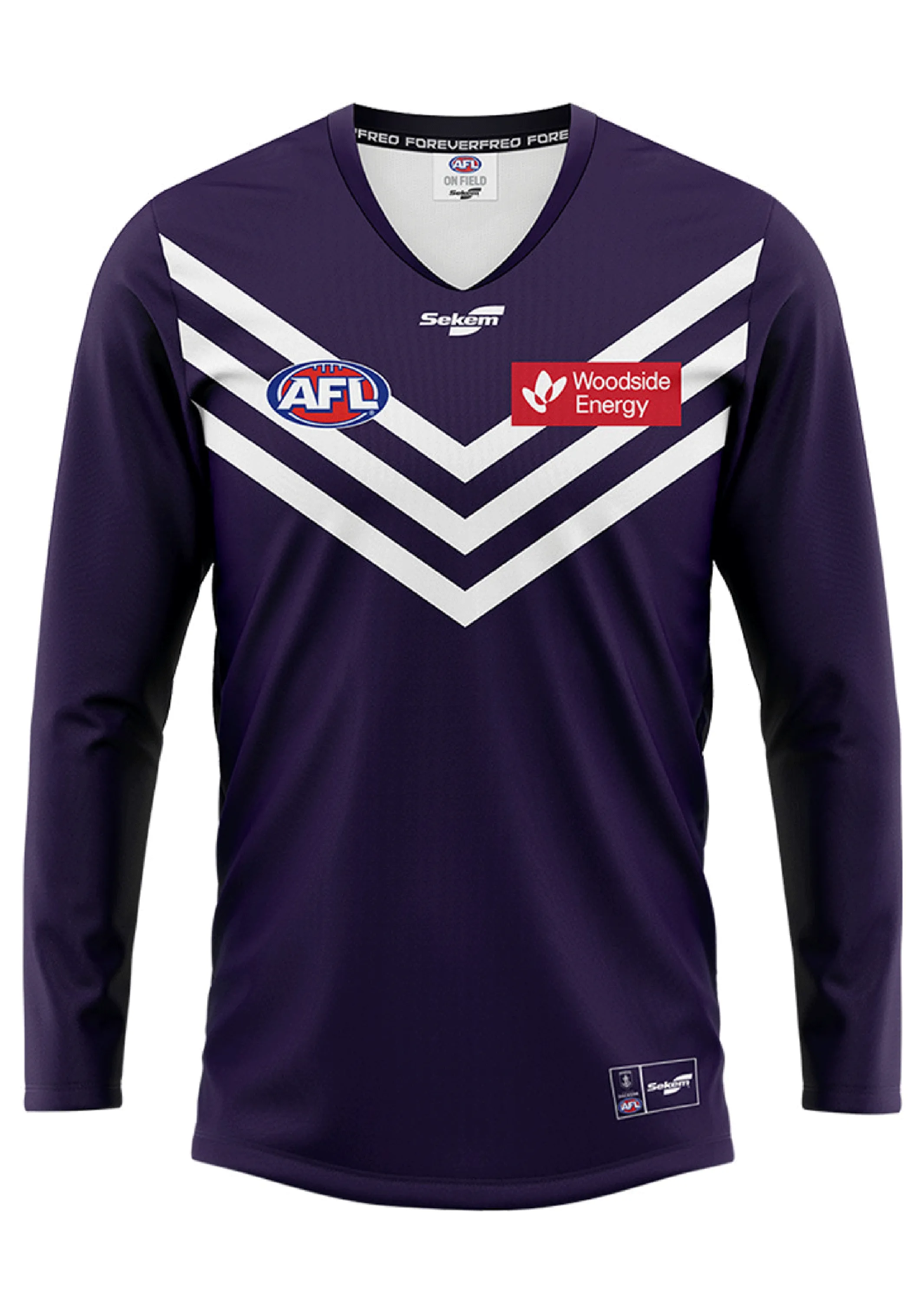 Sekem Fremantle Dockers 2023 Adults Home Replica Jumper LS  93F001M04