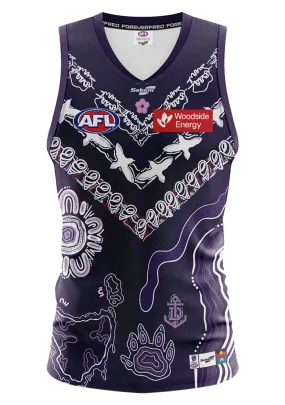 Sekem Fremantle Dockers 2023 Youth Indigenous Home Replica Jumper  93F401Y01