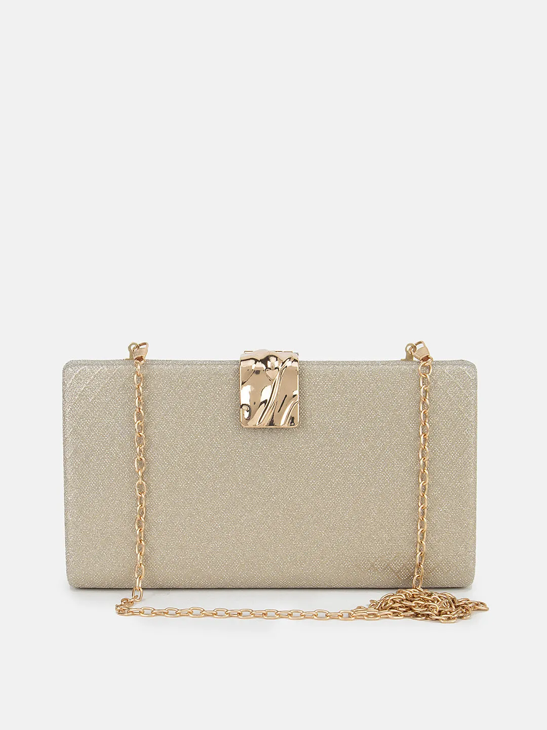 Shimmer Box Clutch