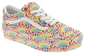 shoes Vans Old Skool Platform - Pride/Multi/True White