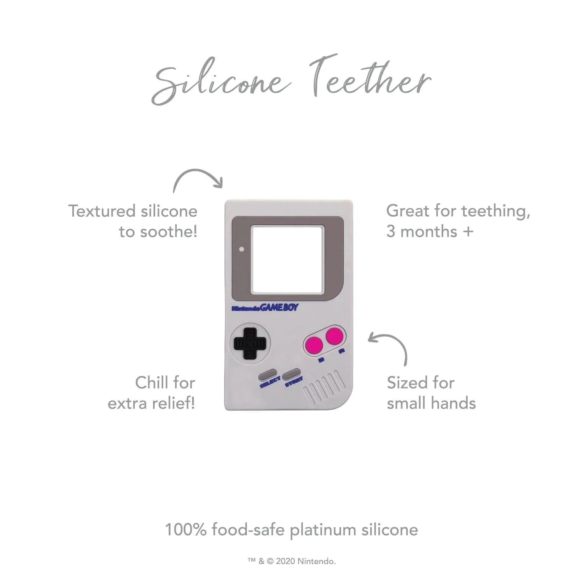 Silicone Teether: Game Boy