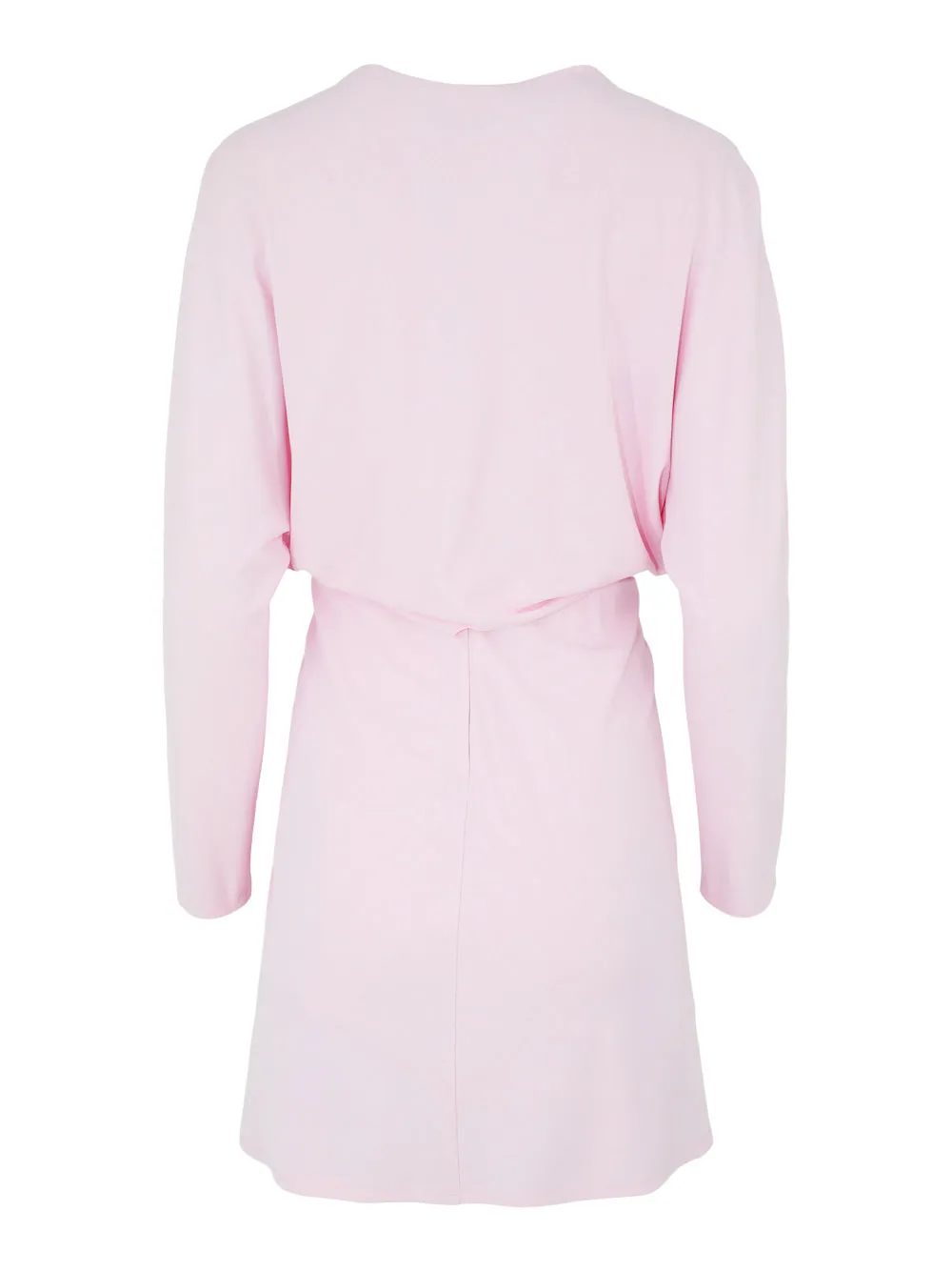 Simkhai Tasha Long Sleeve Draped Mini Dress in Cherry Blossom