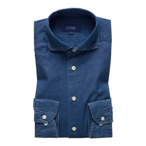 Slim Fit - Blue Denim Shirt