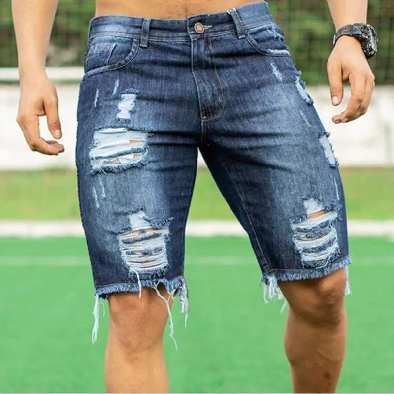 Slim Fit Men Jeans Shorts