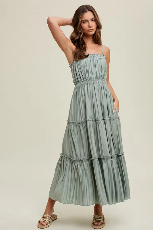 Tiered Ruffle Maxi Dress