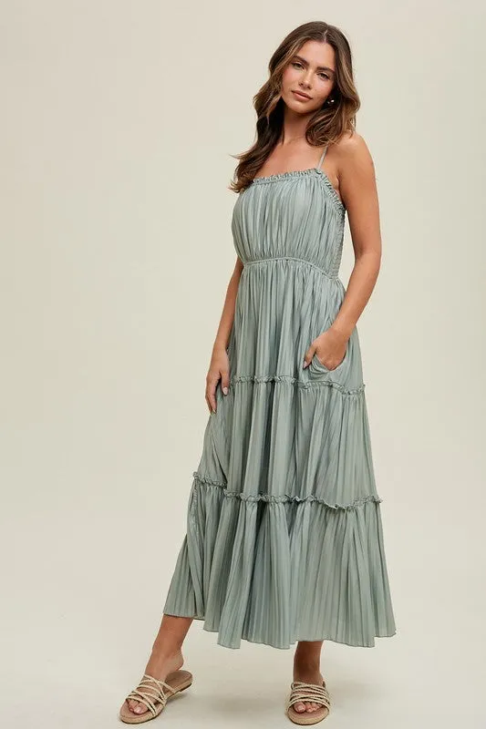 Tiered Ruffle Maxi Dress