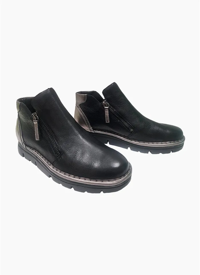 Top End Edda Black Boot