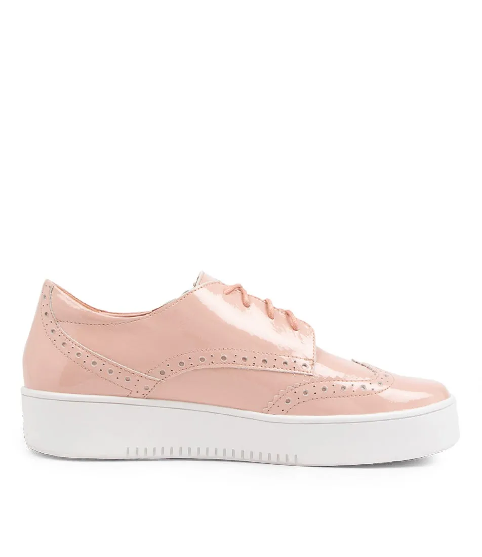 TOP END Leon Pale Pink Patent Leather Sneakers Ws