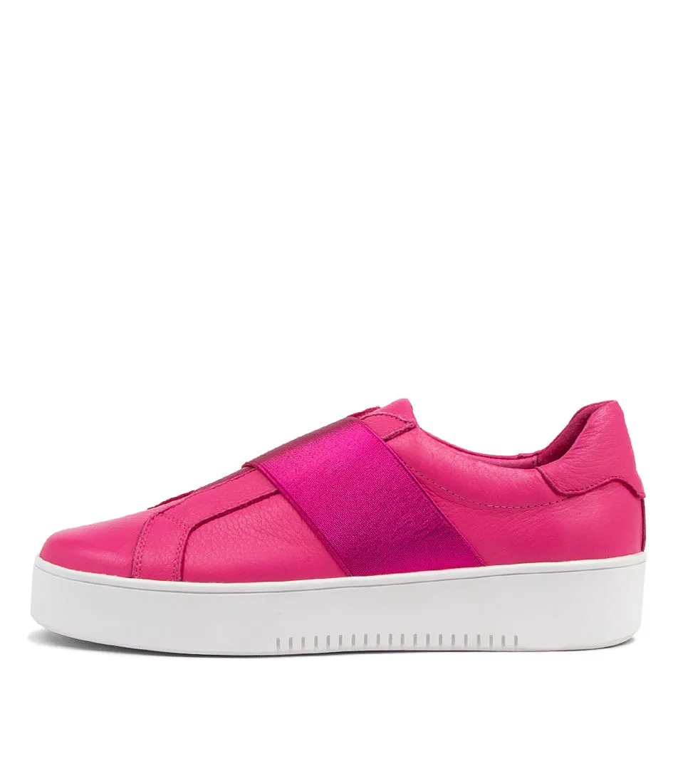 TOP END Lexasy Pink Leather Sneakers