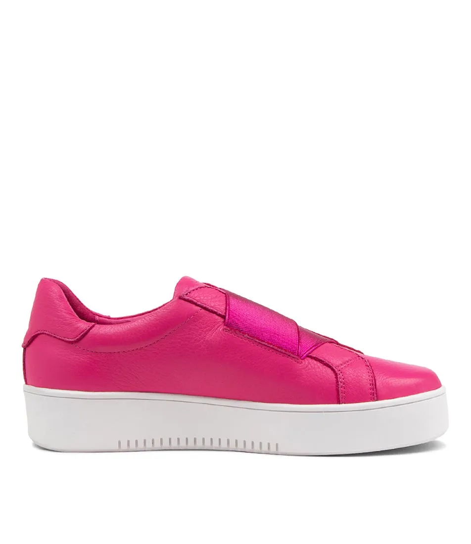 TOP END Lexasy Pink Leather Sneakers