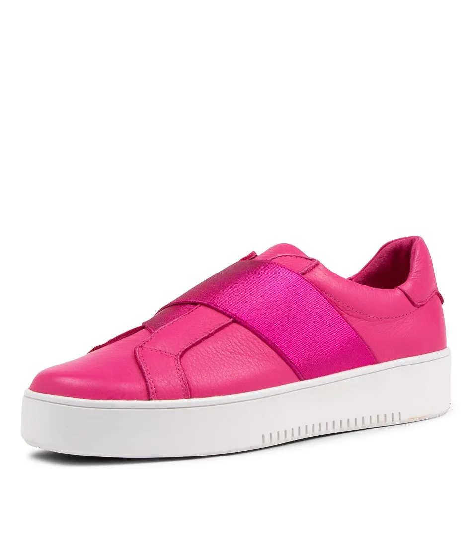 TOP END Lexasy Pink Leather Sneakers