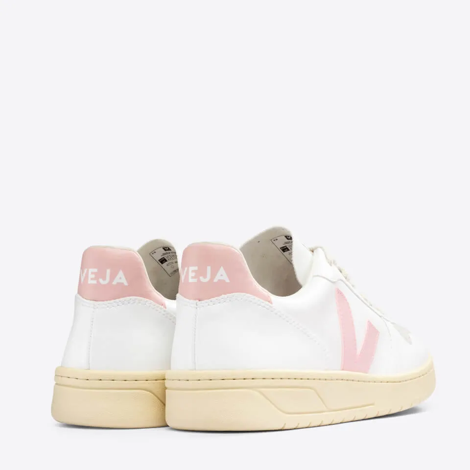 Veja Women’s V-10 Faux Leather and Suede Trainers - UK 3 | Coggles