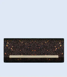 WB2407-BLACK-Women Snazzy Clutch