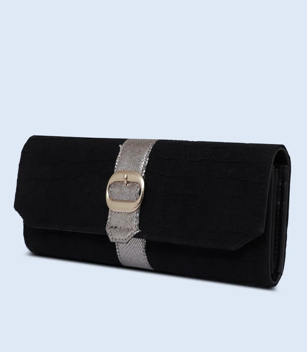 WB2527-BLACK-Women Wallet