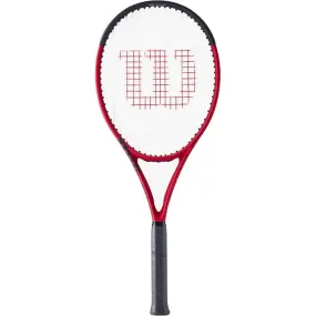 WILSON Clash 100 Pro V2 Unstrung Tennis Racquet (Black/Red)