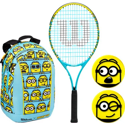 Wilson Minions 25 Racket/Backpack/Bottle - Junior