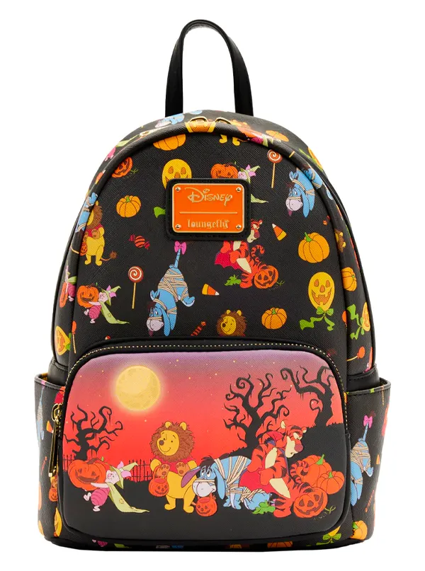 Winnie the Pooh Halloween Glow Mini Backpack