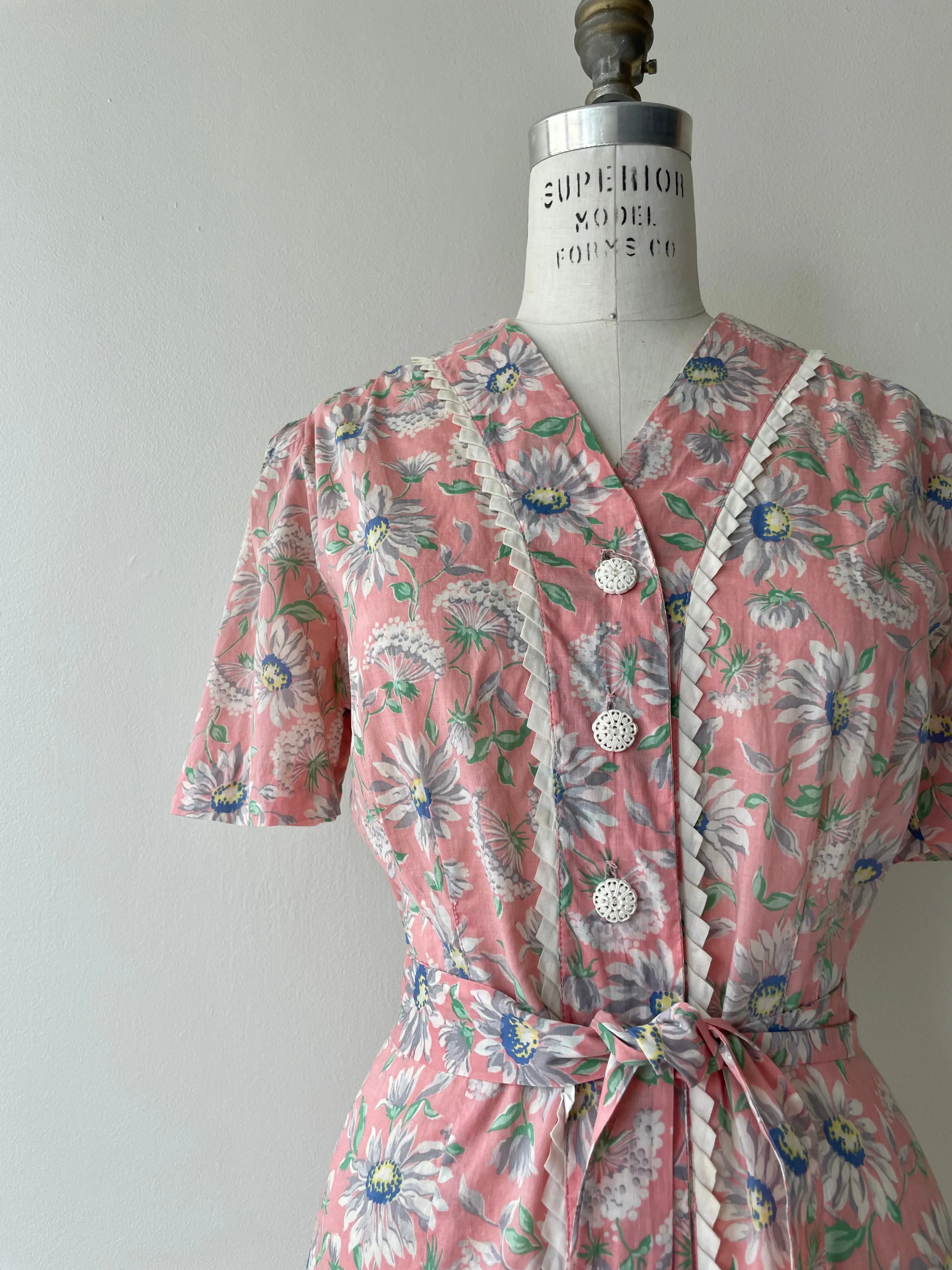 Winsome Cotton Dress | 1940s