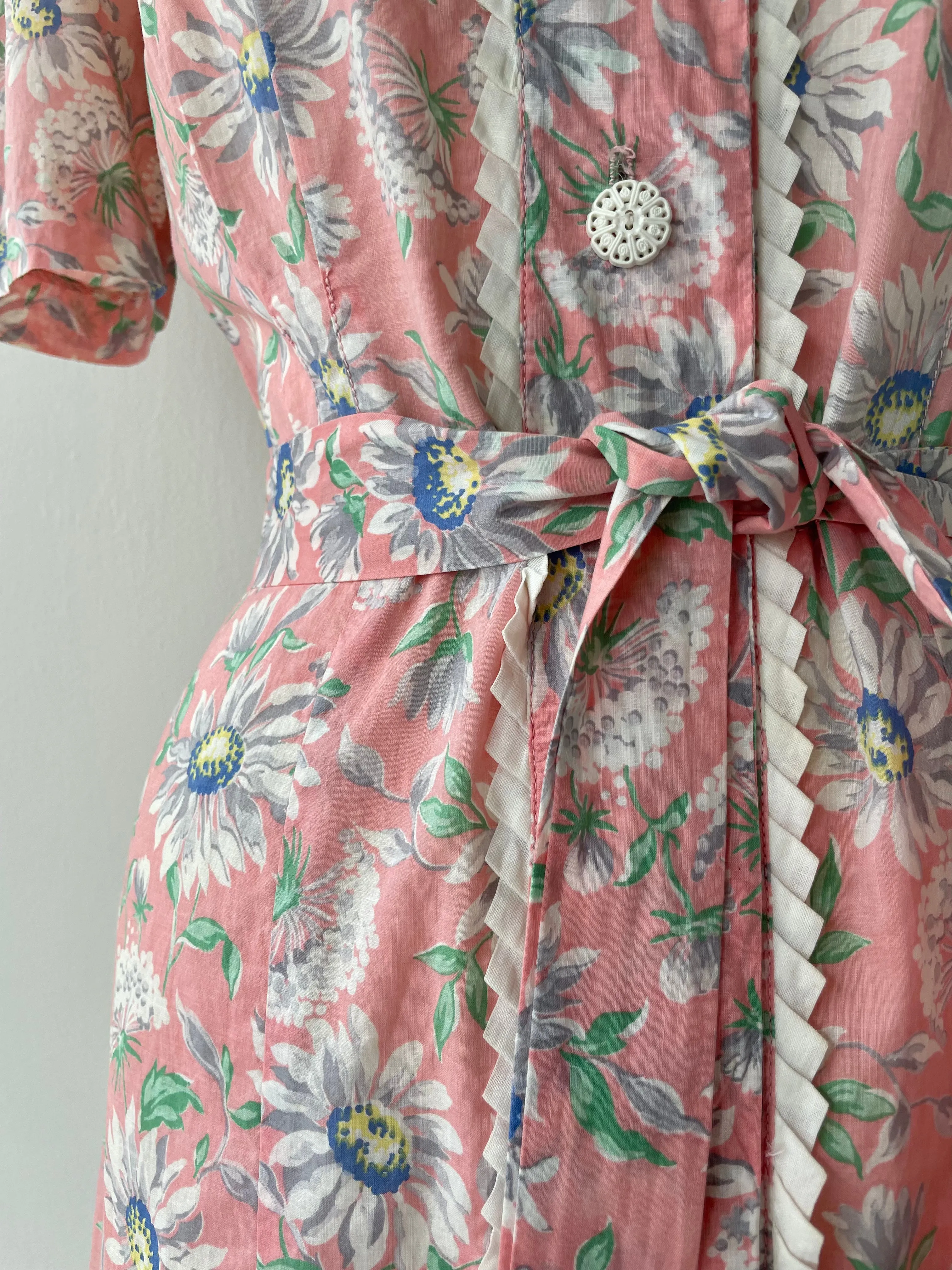 Winsome Cotton Dress | 1940s