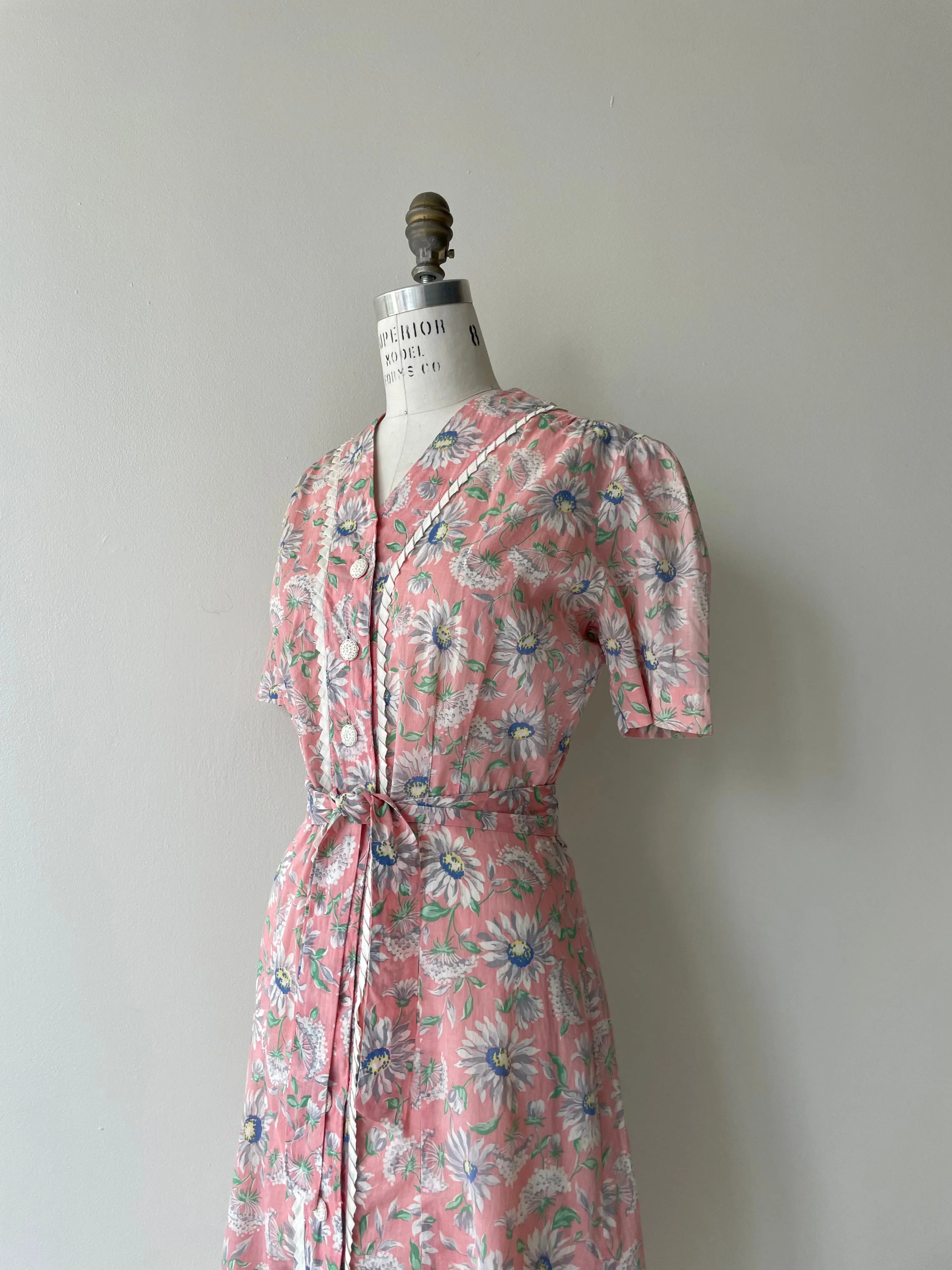 Winsome Cotton Dress | 1940s