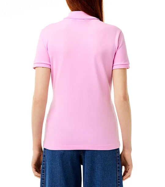 Women's Lacoste Stretch Cotton Piqué Polo Shirt Gelato