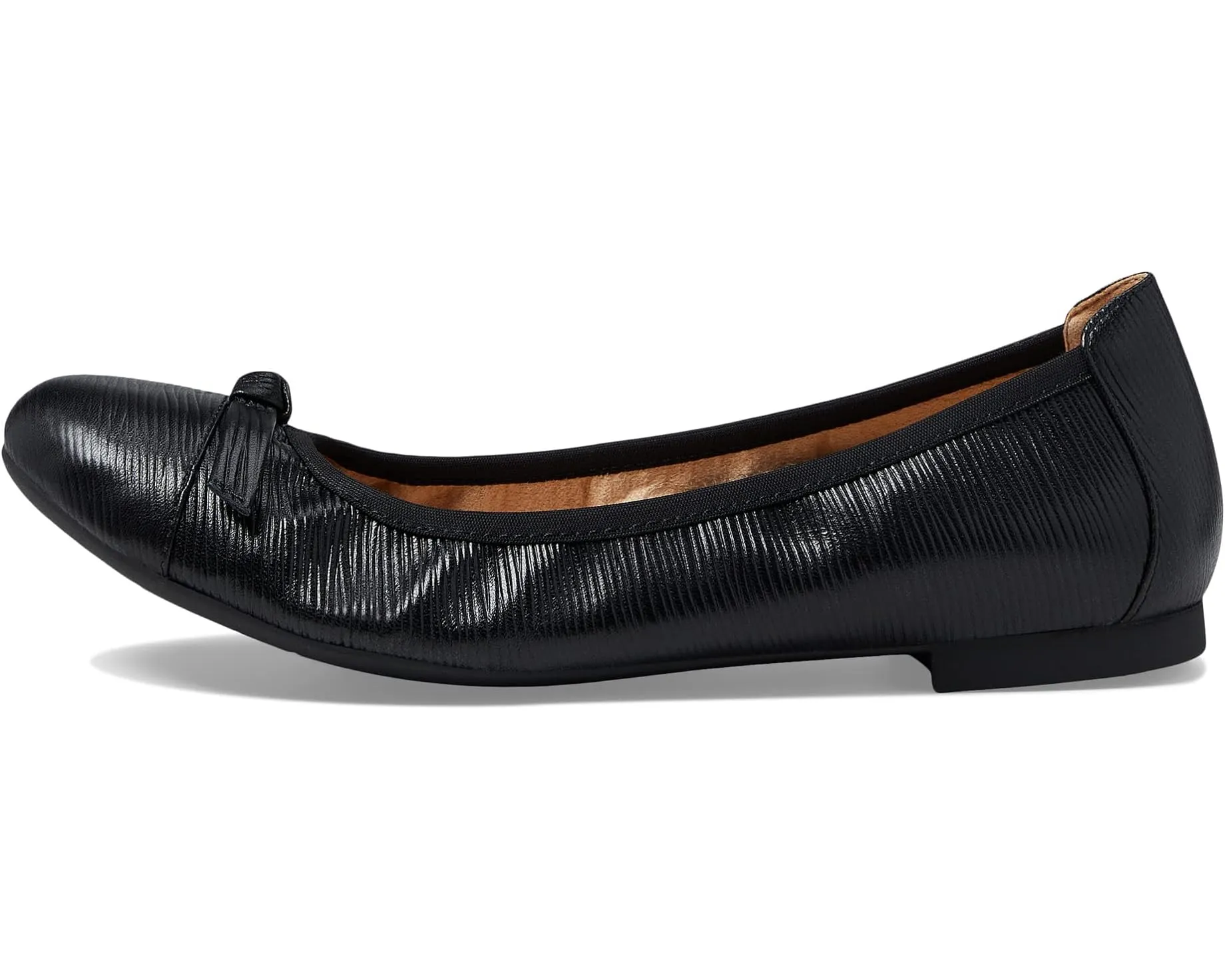 WOMEN'S VIONIC AMORIE FLAT | BLACK WAVY