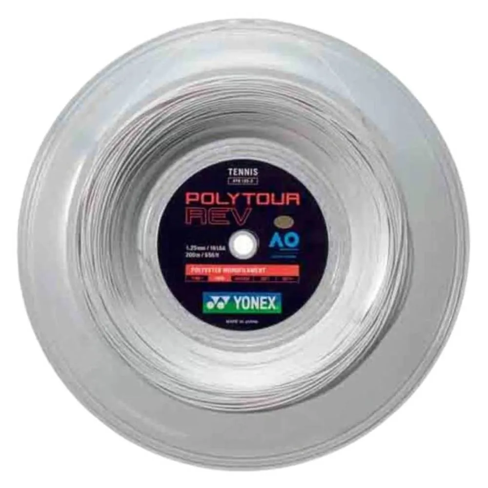 YONEX Poly Tour REV Tennis String Reel (White)